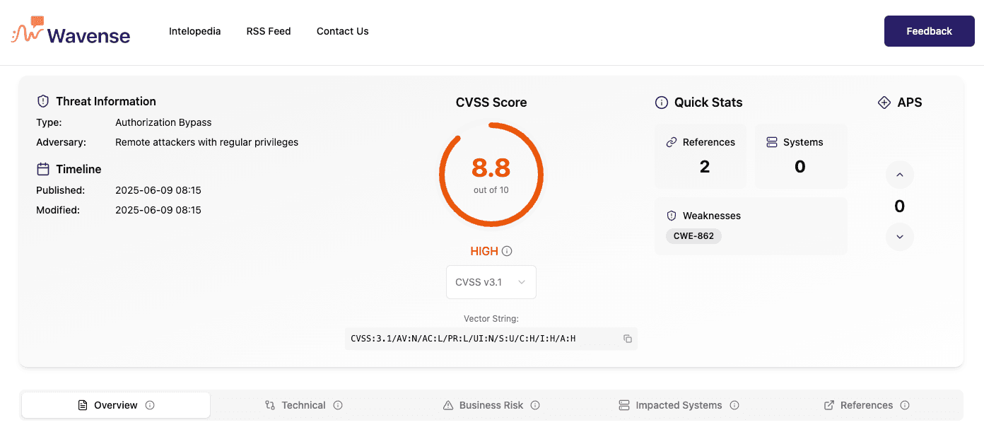 Wavense Cybersecurity Platform